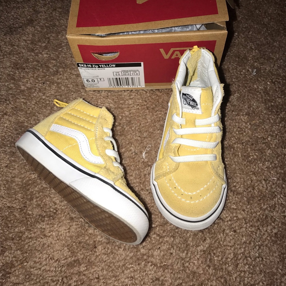 Toddler Yellow Vans